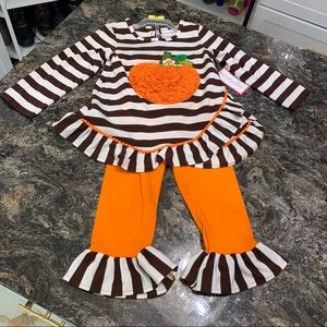 NWT Emily Rose pumpkin outfit